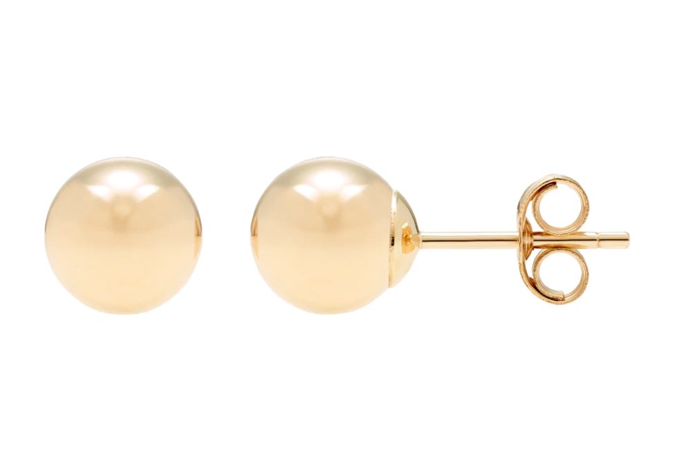 Classic Ball Stud | 14K Hollow Gold Earrings