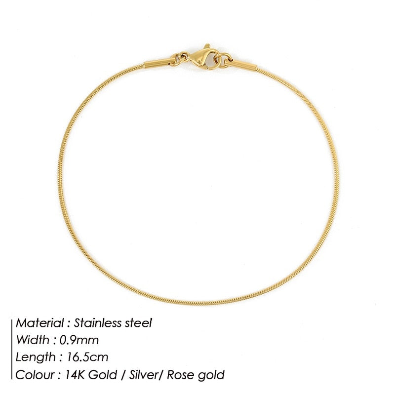 Snake Chain | Stainless Steel Bracelet